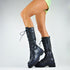 DAMENSCHUHE KNIEHOHE STIEFEL | AUS KUNSTLEDER
